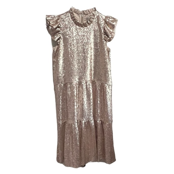 Sea New York  Selina sequins tiered tunic dress, New with Tags - Picture 2 of 7